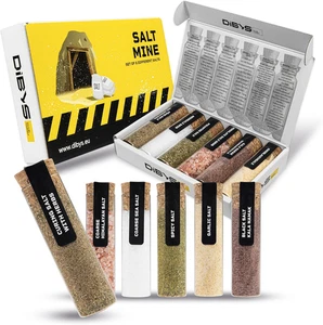 DIBYS Set Regalo Di Sale Gourmet | 6 Diverse Varietà Di Sale Da Tutto Il Mondo C - Imagen 1 de 7