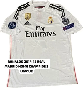 CRISTIANO RONALDO SIGNED REAL MADRID CHAMPIONS LEAGUE 14/15 JERSEY BECKETT COA - Picture 1 of 2