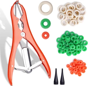 Ziegenbanderolierset Viehkastration Banderle Kastrationswerkzeug mit 3 Größen Verbot - Bild 1 von 8