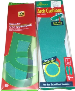New NIB SPENCO RX #5 Walk Run FULL LENGTH SOFT Arch Cushions Men 11.5 12 12.5 13 - Picture 1 of 2