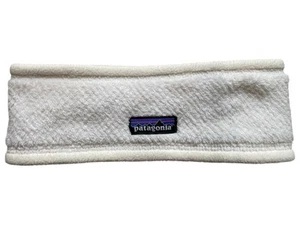 Patagonia Womens Headband Polartec One Size Off -White Winter Ear Muff Fleece - Picture 1 of 4
