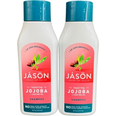 Jason Jojoba + Castor Oil Repairing Shampoo 2-Pack 16 fl oz For Less Breakage - Image 1 of 4