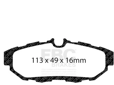 Kit de pastillas de freno trasero y rotor para Ford Mustang 2010-2014 2011 2012 2013 BC758DB Foto 1 de 3