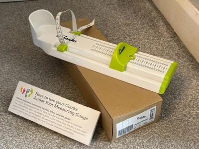 Clarks Junior Foot Measuring Gauge With Instruction Leaflet NEW Boxed - Image 1 of 4
