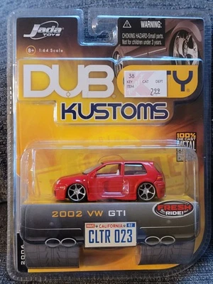Jada Toys Dub City Kustoms 2002 VW GTI Polizei Police Wave 2 White  - Image 1 of 3