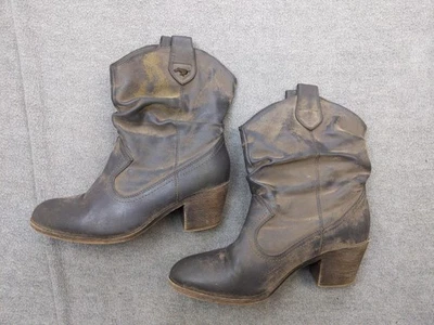 Rocket Dog Boots Womens Size 10 Brown Slouch Mid Calf Heeled Western C430/1020 - Image 1 of 4