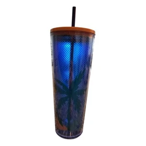 Starbucks Summer 2020 Iridescent Blue Mermaid Island Cold Cup Tumbler 24 Oz - Picture 1 of 5
