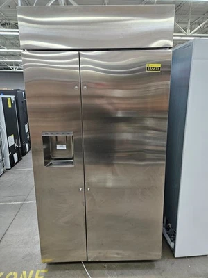 GE Monogram ZISS420DNSS 42" Stainless CD S/S Built-In Refrigerator NOB #155672 - Image 1 of 4