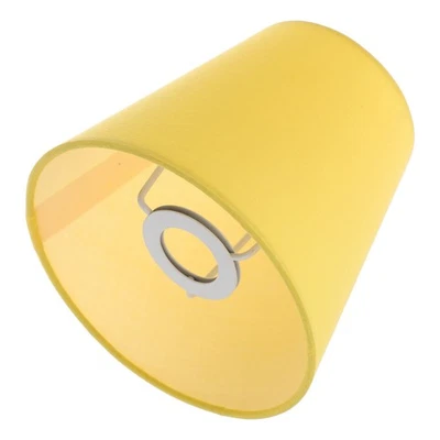  Pantalla de tela pequeña lámpara de tambor pantalla cilíndrica lámpara de noche de tela Foto 1 de 4