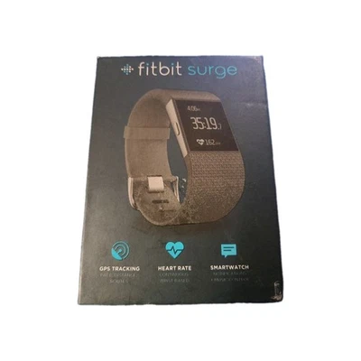 AUTHENTIC Fitbit Surge Wristband Activity Tracker, Large - Black  - Image 1 of 4