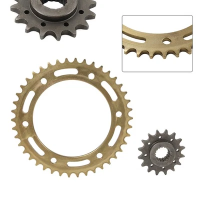 Front & Rear Drive Chain Sprocket 16T 42T For BMW F800GS 08-18 F700GS 13-16 Foto 1 de 4