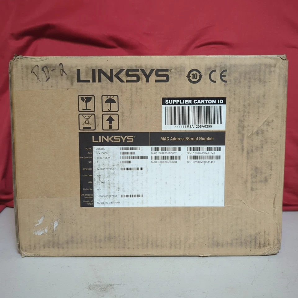 Linksys MX10600 Velop AX5300 Tri-Band Whole Home WiFi 6 System - White (2-Pack) - Image 1 of 4