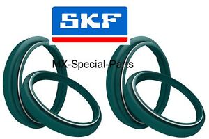 2x SKF Wp 48 Fork Dust Cap Oil Seals Ktm SX 125 144 150 200 250 300 EXC