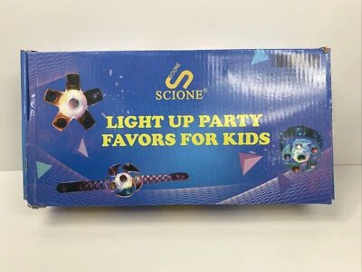 SCIONE Niños Fiesta Favores 20 Pk Goodie Bolsa Rellenos LED Iluminación Inquieto Pulseras Foto 1 de 3