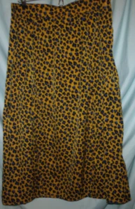 Skies are Blu Multicolore Stampa Animalier Midi Gonna A-Line Donna M (N3I) - Foto 1 di 6