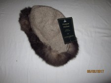 Possum Merino Fur Hat by Lothlorian New