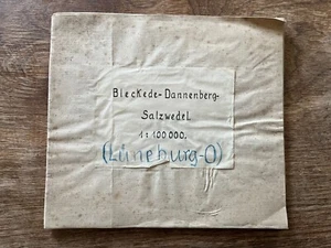 Karte ca. 1900 LÜNEBURG OST-1:100000-Salzwedel-Bleckede-Dannenberg-Bolzenburg - Bild 1 von 6