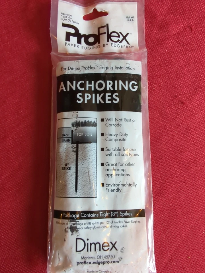 2pks of 8 Dimex 8" Anchoring Spikes