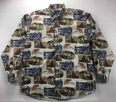 The Spirit Of Adventure North River Design By Nature Hombre Manga Larga Abotonada Foto 1 de 4