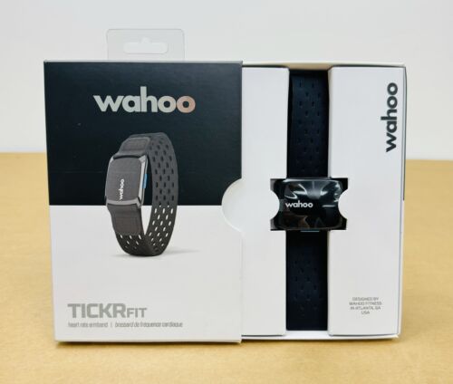 Wahoo Fitness Tickr Fit Heart Rate Armband - Optical, Bluetooth, Ant+, Black