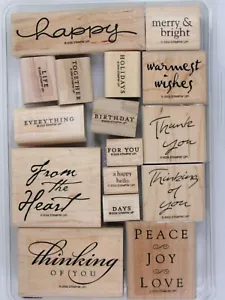 Stampin' Up 16 Ermutigungsstempel S220 - Bild 1 von 6