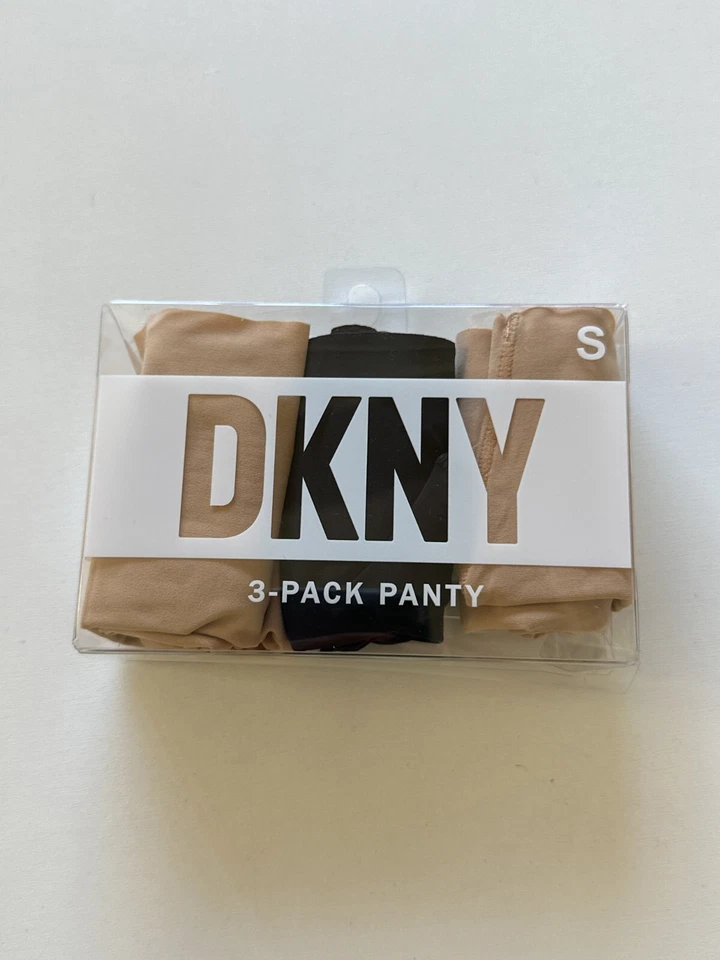 DKNY Litewear Cut Anywear Logo-Printed Hipster Underwear DK5028 Size L Nude