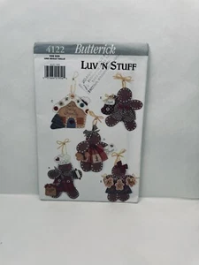 Butterick 4122 Craft No Sew Gingerbread Ornament Pattern *Uncut* - Picture 1 of 2
