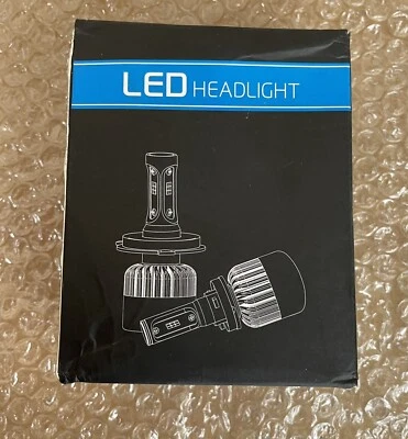 Led Headlight S3 H11 LED Headlight Globes Bulbs Kit 6500K White Lamp - Image 1 of 2