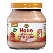 Holle - Rindfleisch Fleischzubereitung - 125 g - 6er Pack