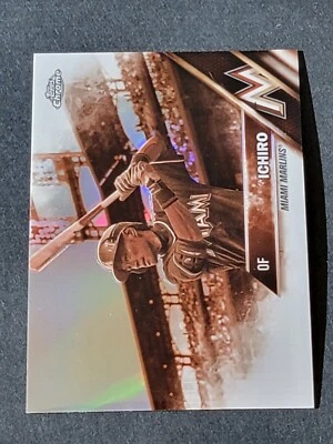 2016 Topps Chrome ICHIRO SUZUKI Sepia Refractor #116 HOF MVP Mariners - Image 1 of 2