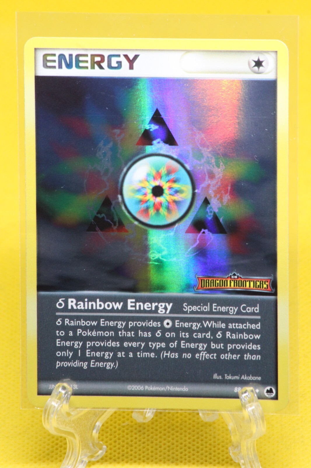 ポケモン　energy ホロ　2006 Pokemon TCG Card Dragon Frontiers 2006 - Rainbow Energy 88