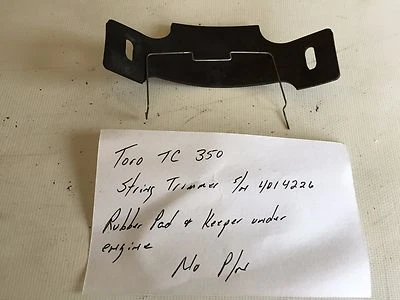 Rubber Pad Engine Keeper  Toro TC 350 TC350 TC-350 String Trimmer Weed - Image 1 of 3