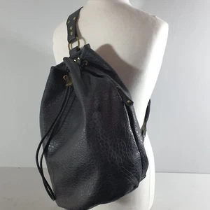 KENNETH COLE REACTION Croc Studs Backpack Bag Ruck Sack Shoulder Bag Drawstring - Picture 1 of 23