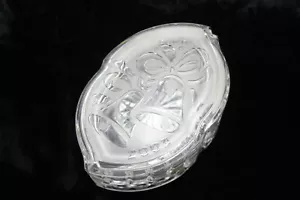 2003 Waterford Crystal SILVER BELLS Songs of Christmas Music Trinket Box - Picture 1 of 8