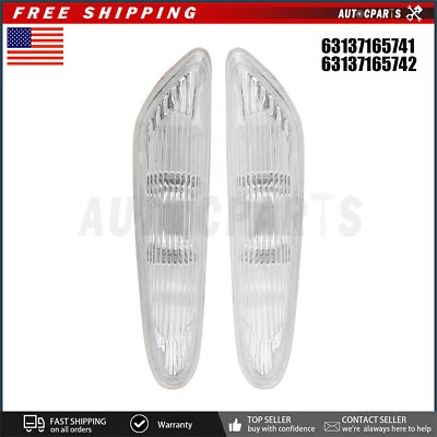 Para BMW 328i 2x LED Guardabarros Luz Marcadora Lateral Secuencia Señal de Giro Lámpara EE. UU. Foto 1 de 4