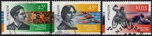 1996 Centenary Of The Modern Olympics Set Of 3 Good To Fine Used - Bild 1 von 1
