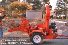 Wood Chipper Hydraulic Feed or Gravity Feed 6" Capacity
