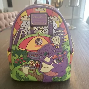 IN HAND Disney Parks 2024 Epcot Food & Wine Festival Figment Backpack Loungefly - Picture 1 of 14