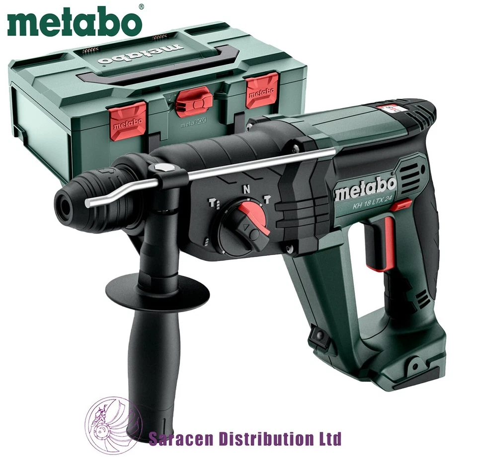 METABO KH 18 LTX 24 SDS+ CORDLESS HAMMER DRILL, 18v BODY ONLY - 601712840 - Image 1 of 1