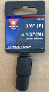 Llave reductora de trinquete adaptador de impacto de aire Neiko 3/8"" (F) a 1/2"" (M) 30234A - Imagen 1 de 1