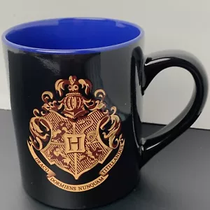 Taza de café con logotipo de Harry Potter Hogwarts negra/azul 8 oz - Imagen 1 de 8