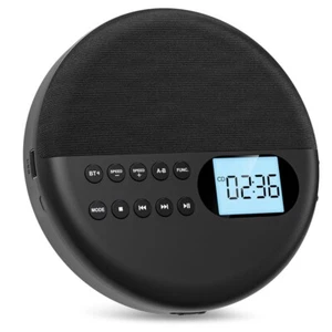 Lettore CD Portatile, Lettore CD Bluetooth con Altoparlanti Ricaricabile CD9027 - Foto 1 di 8
