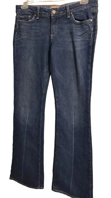 Paige Womens Laurel Canyon low rise bootcut dark wash jeans 31 x 34 MSRP $189 - Image 1 of 4