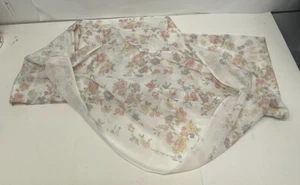 VTG Semi-Sheer Cotton Blend Fabric Peter Pan Dotted Florals 3 yards 44" - Picture 1 of 4