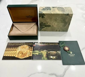 Original Rolex GMT Master 16700 Watch Box Booklets Tag SET Vintage 90s *CLEAN - Picture 1 of 9