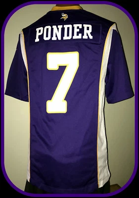 JERSEY MINNESOTA VIKINGS CHRISTIAN PONDER NIKE ON FIELD ADULTO PEQUEÑA RÉPLICA Foto 1 de 4