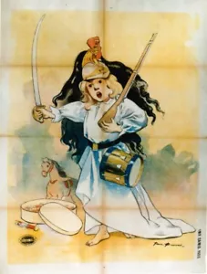 Original vintage poster FRENCH CHILDREN TOYS GIRL c.1895 - Picture 1 of 1