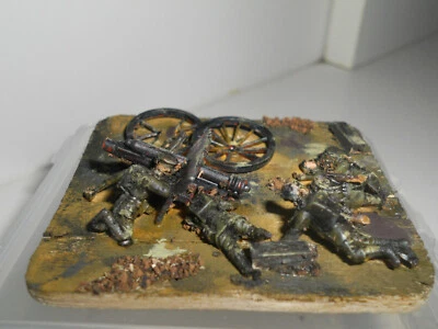 Aurelio Mini Diorama Artillerie Anglais Bombardé I GM Échelle 1/72 120431 - Photo 1/4