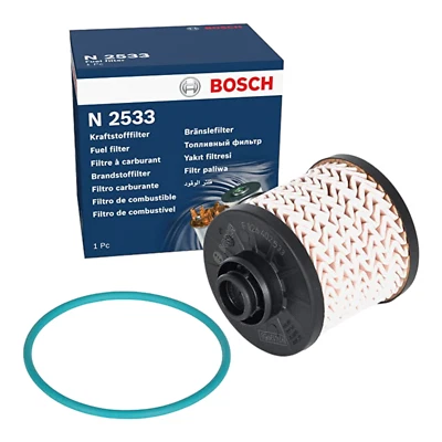 Filtro Carburante BOSCH Adatto a CITROEN PEUGEOT DS OPEL FORD TOYOTA (N 2533) - Immagine 1 di 4
