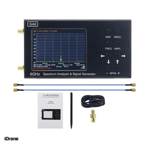HAMGEEK SA6 35-6200MHz Spectrum Analyzer & Signal Generator Colour Screen - Bild 1 von 7